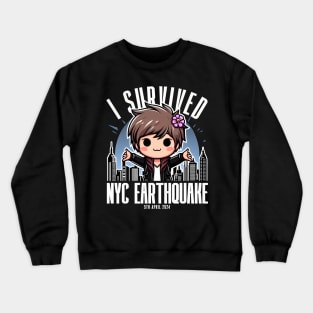 I Survived The NYC Earthquake 2024 Crewneck Sweatshirt